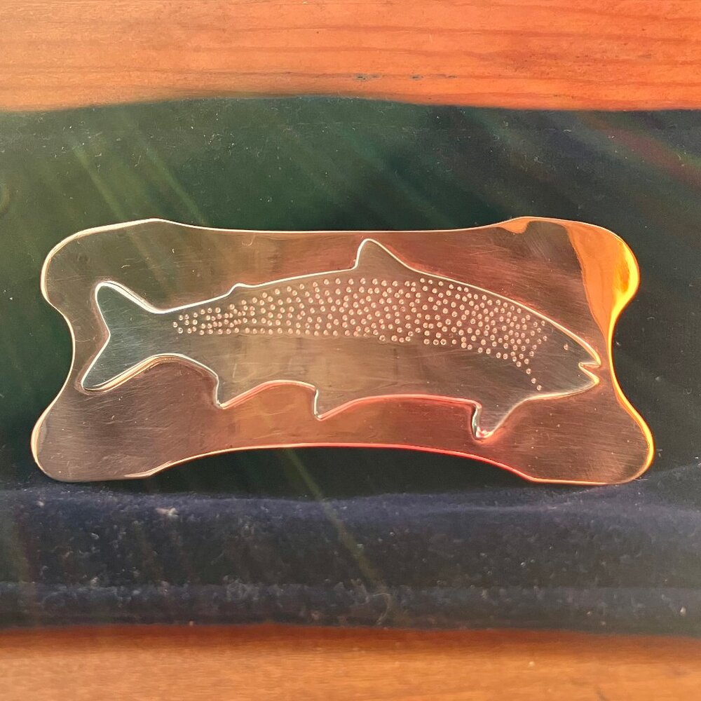 Fish Barrette Copper & Silver